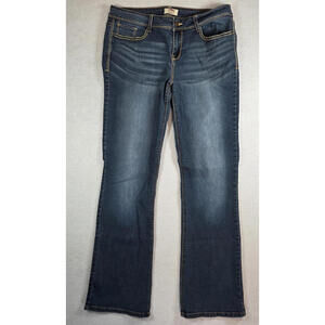 Lei Women’s Skinny Jeans Blue Size 11 Regular Juniors Stretch Denim Pants Y2K